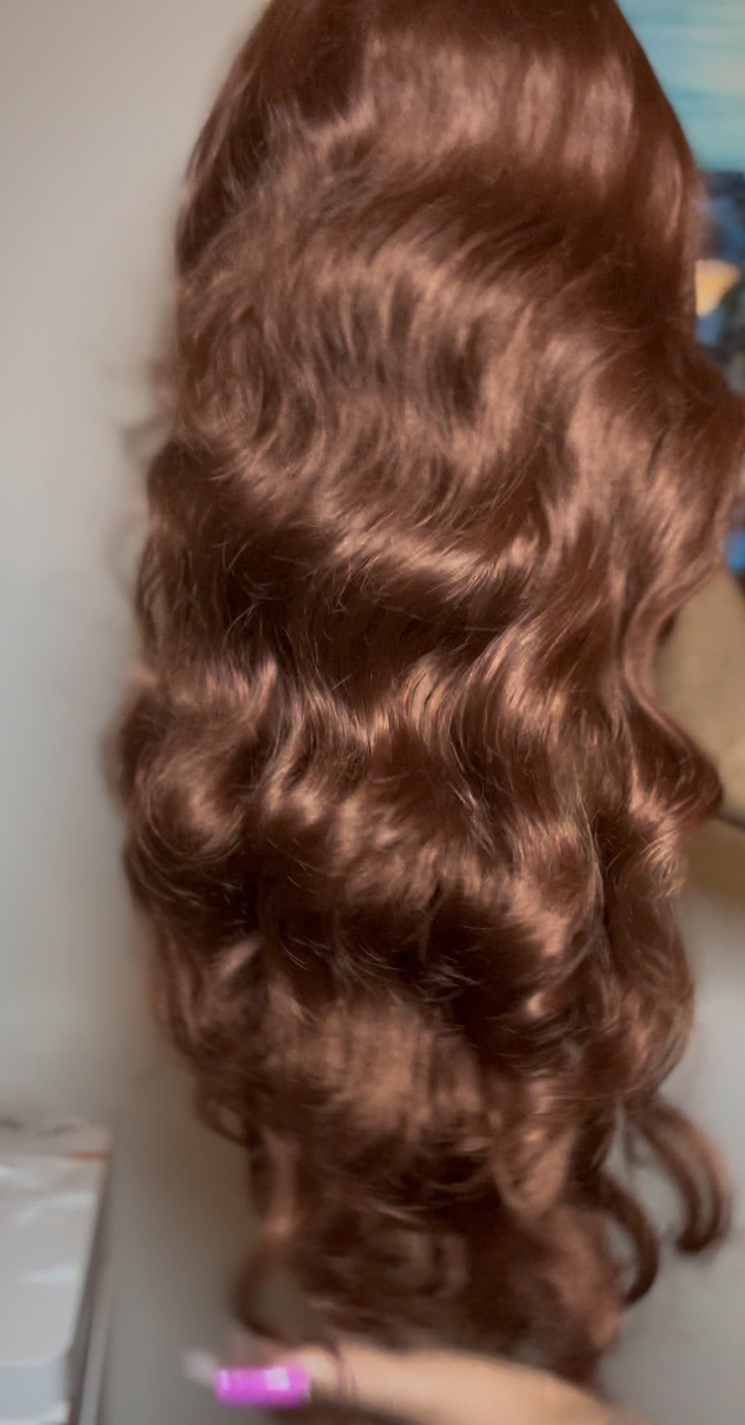 Copper Ginger Body wave Premium Fiber Wig 13x6 (Synthetic)