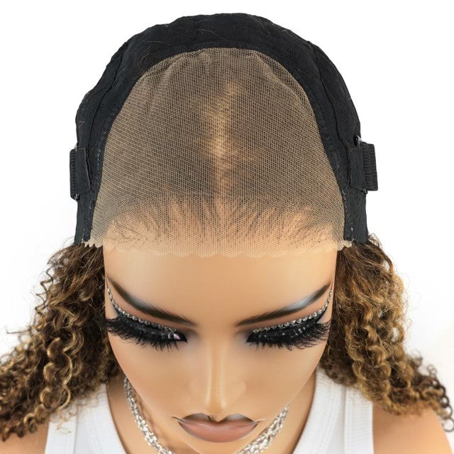 Ready to Wear 6x4 Highlight Wig - 180% Density | Gluesless Human Hair Wig for Everyday Wear