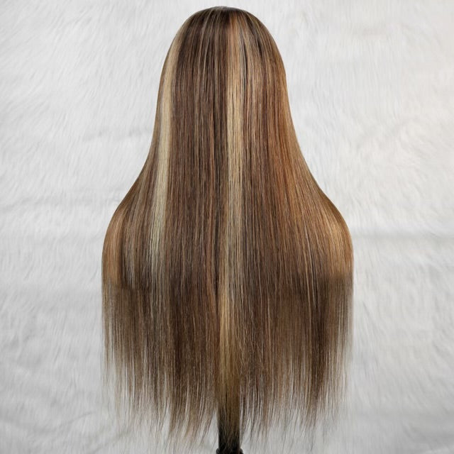 Ready to Wear 6x4 Highlight Wig - 180% Density | Gluesless Human Hair Wig for Everyday Wear